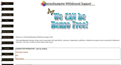 Desktop Screenshot of benzosupport.org